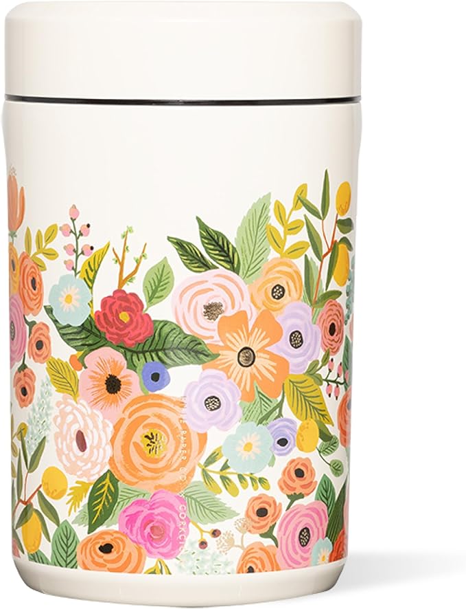 Corkcicle Keep Fresh Canister - Preserves Freshness for Coffee & Pantry Items - Airtight Seal - Internal Air Compressor - BPA-Free - Gift for Mom - Great for Mother's Day or Christmas - Rifle Paper