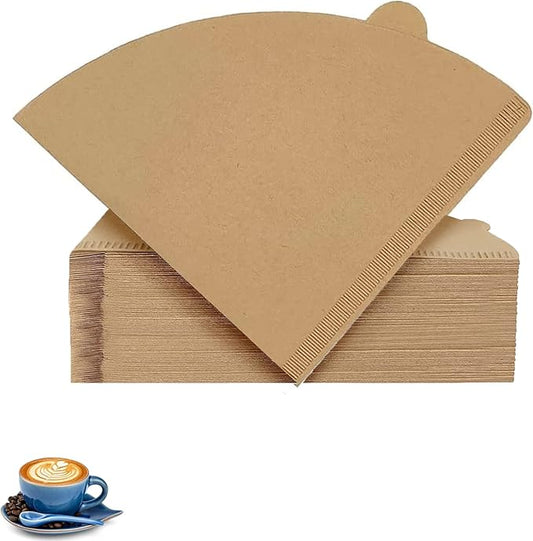 Coffee Filter 02, Set of 200 V02 Coffee Filters Size 2 Cone Coffee Filters Natural Unbleached Disposable Coffee Filter Paper For Pour Over Coffee Dripper and Coffee Maker