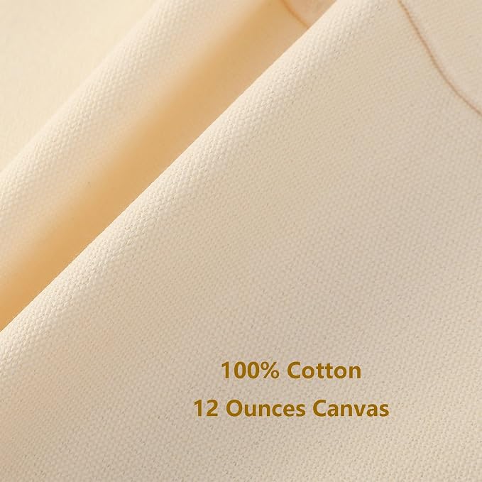 AFUN Aprons for Women Men with Large Pockets, 12-Ounce Cotton Canvas Cross Back Apron - Image 5