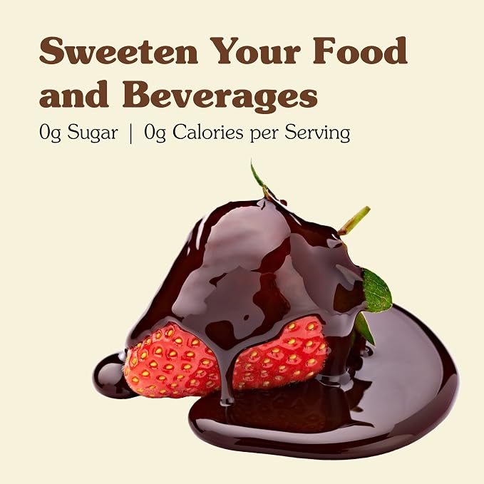 NuNaturals Stevia Syrup, Sugar-Free Sweetener, Plant-Based Sugar Substitute, Zero Calorie, Chocolate Flavor Syrup, 16 oz - Image 8
