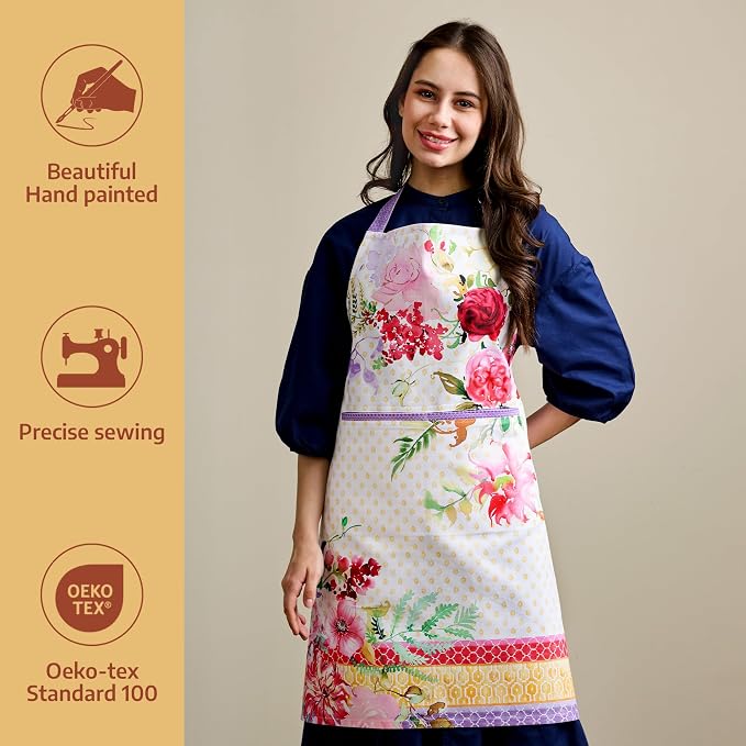 Maison d' Hermine 100% Cotton Apron for women with Pocket Kitchen Chef Apron for Men Cooking Mothers Day Gifts - Image 2