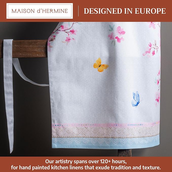 Maison d' Hermine 100% Cotton Apron for women with Pocket Kitchen Chef Apron for Men Cooking Mothers Day Gifts - Image 2