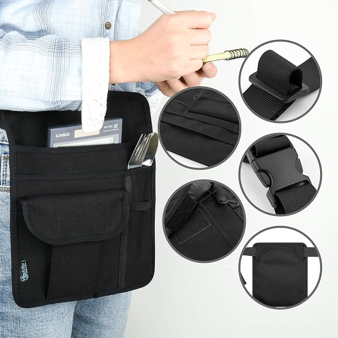 Beautyflier Premium Quality Waiter/Maid Waist Money Pouch - Restaurant/Hotel Bar Apron Bag With Adjustable Belt - Image 7