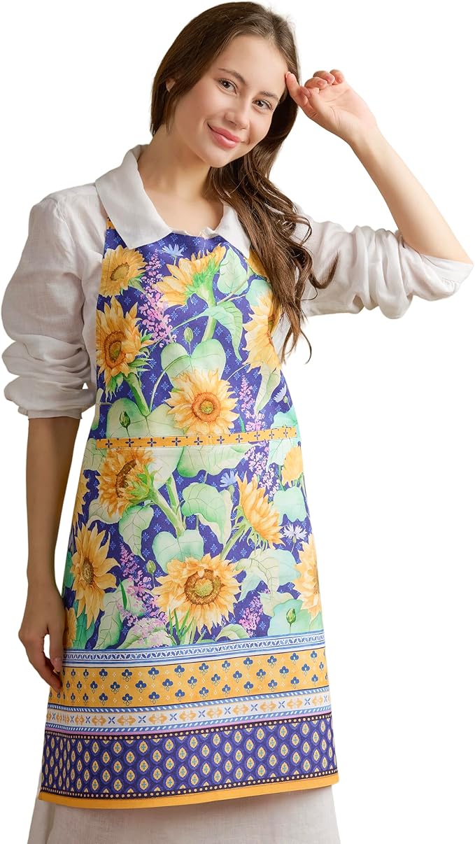 Maison d' Hermine 100% Cotton Apron for women with Pocket Kitchen Chef Apron for Men Cooking Mothers Day Gifts - Image 7