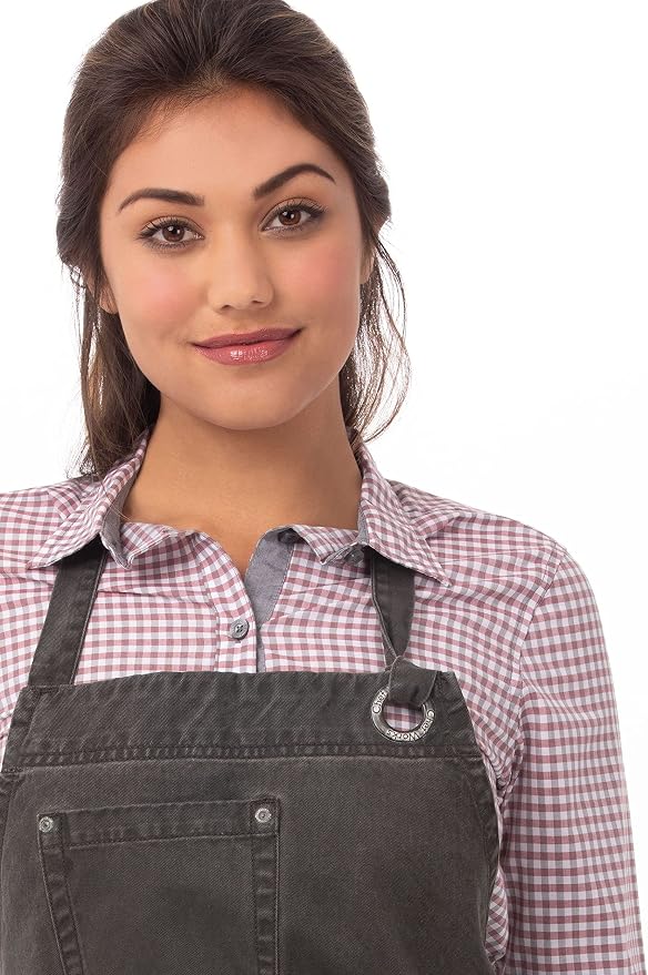 Chef Works Unisex Dorset Bib Apron - Image 4