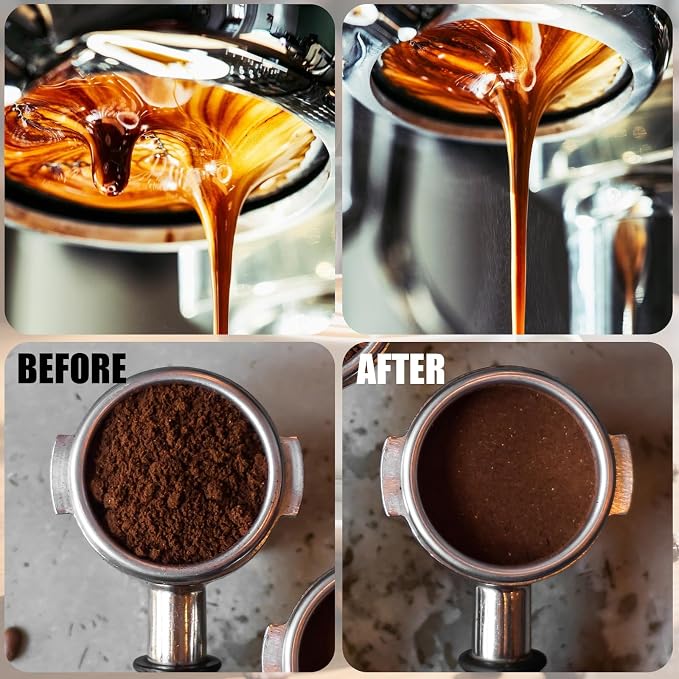 1PCS Espresso Coffee Stirrer, 2PCS Latte Art Pen 6 Needles 0.35mm Espresso Distribution Tools Stainless Steel Coffee Stirring Tool with Wood Handle for Home Cafe Bar Gift - Image 7
