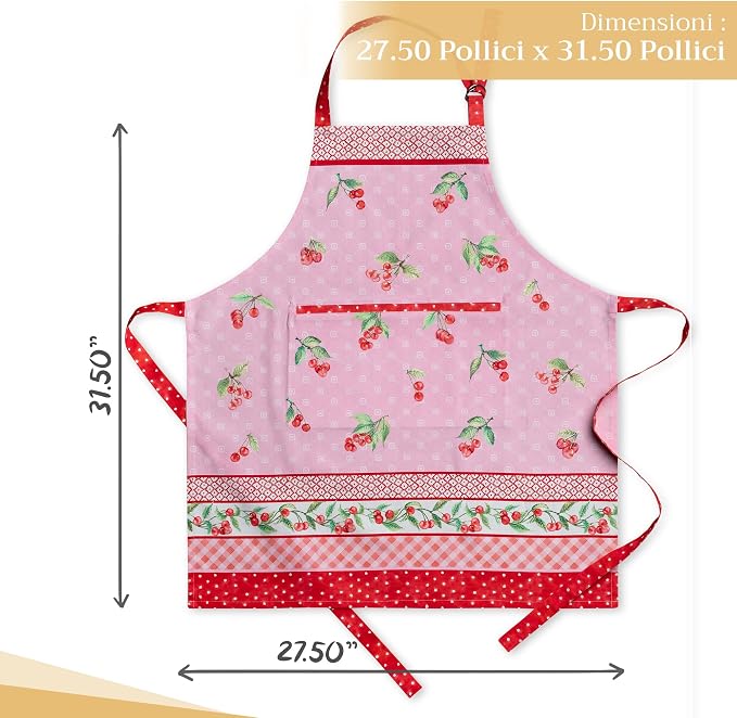 Maison d' Hermine 100% Cotton Apron for women with Pocket Kitchen Chef Apron for Men Cooking Mothers Day Gifts - Image 4
