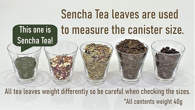 Tea Tin Canister: Florence Collection Long 5.3oz (150g) CRT-002, Japan
