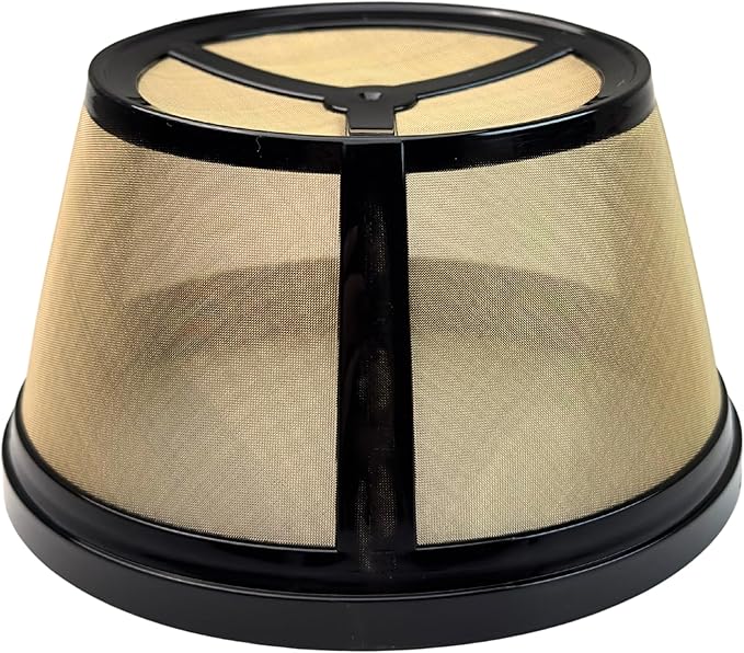 8-12 Cup Reusable Coffee Filter - BPA Free, Eco-Friendly, Compatible with Mr. Coffee, Black+Decker & Most Standard 8-12 Cup Drip Coffee Makers (3-Pack)