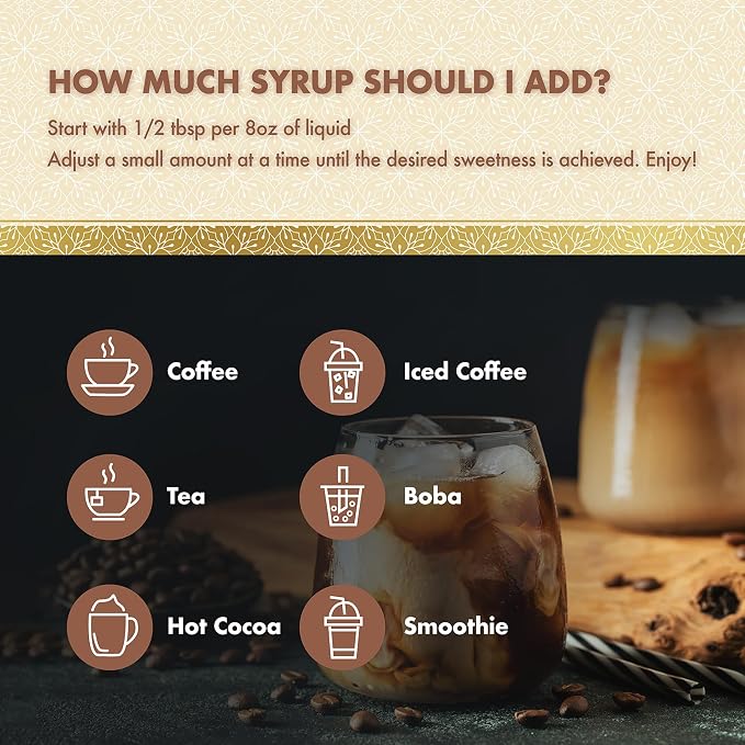 ChocZero Sugar Free Coffee Syrup Variety Pack (3 × 10.8 fl oz), Monk Fruit Sweetened, Keto Friendly, No Sugar Alcohols – Caramel, Vanilla & Hazelnut - Image 4