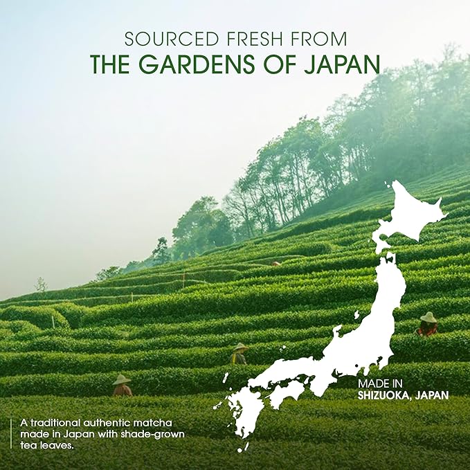 Teabox Matcha Green Tea Powder | 100% Pure & Fresh Authentic Premium Grade Matcha From The wengest Tencha Leaves | Sourced From Shizuoka, Japan | 25 Grams