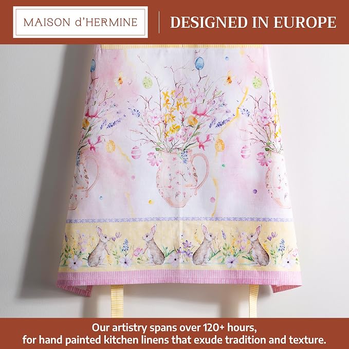 Maison d' Hermine 100% Cotton Apron for women with Pocket Kitchen Chef Apron for Men Cooking Mothers Day Gifts - Image 2
