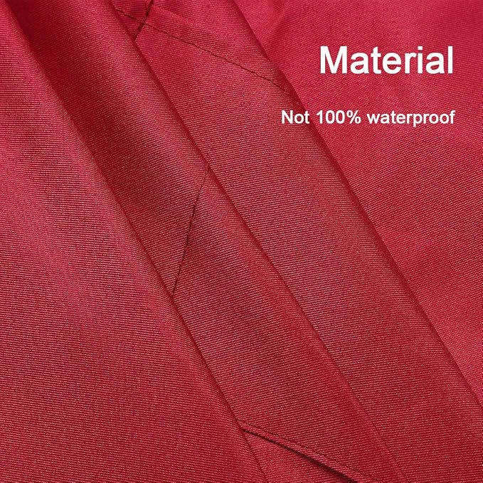 Total 6PCS Red Aprons Bulk for Women Unisex Plain Colour Bib Aprons with 2 Front Pockets Washable Apron for Painting Cooking Baking Kitchen Restaurant Crafting - Image 5