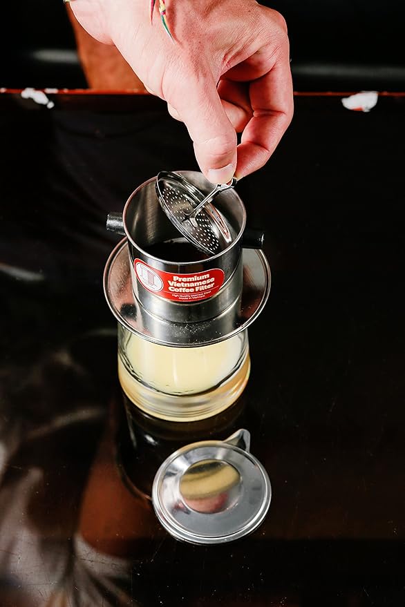 Vietnamese Coffee Filter, X-Small 4 Ounce, Perfect for Espresso, Paperless