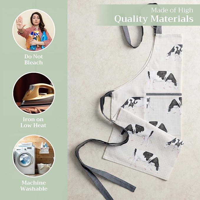 Maison d' Hermine 100% Cotton Apron for women with Pocket Kitchen Chef Apron for Men Cooking Mothers Day Gifts - Image 3