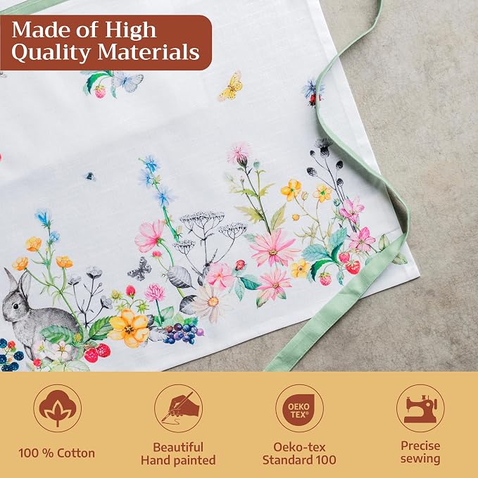 Maison d' Hermine 100% Cotton Apron for women with Pocket Kitchen Chef Apron for Men Cooking Mothers Day Gifts - Image 3