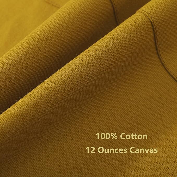 AFUN Aprons for Women Men with Large Pockets, 12-Ounce Cotton Canvas Cross Back Apron - Image 6