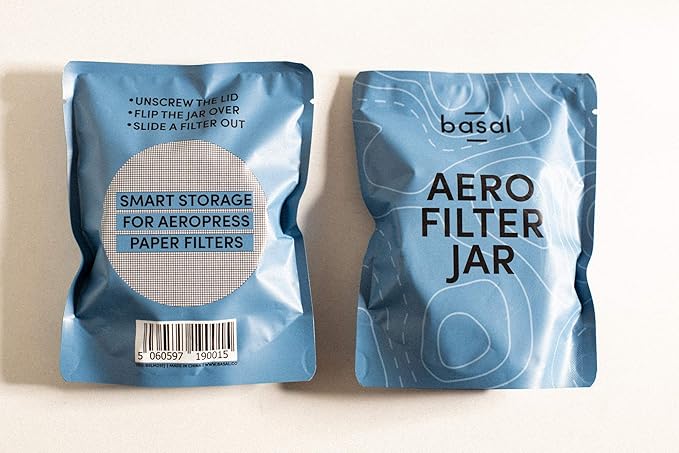 Basal Aero Filter Jar for AeroPress Filter Storage & Protection