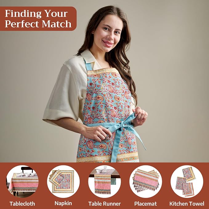 Maison d' Hermine 100% Cotton Apron for women with Pocket Kitchen Chef Apron for Men Cooking Mothers Day Gifts - Image 7
