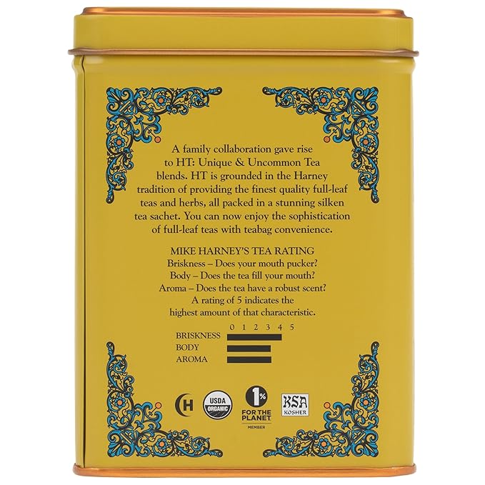 Harney & Sons Organic Ginger Lemon Tea, 20 Count
