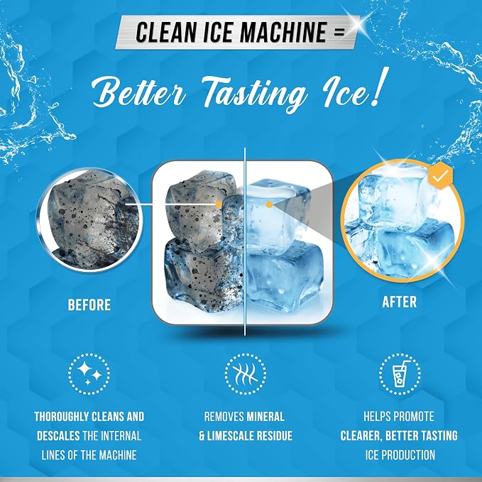 ACTIVE Ice Machine Cleaner Maker Descaler - 32 fl oz (8 Uses) Nickel Safe Ice Maker Cleaner Solution - Compatible with Whirlpool 4396808, Scotsman,Manitowoc,Hoshizaki, GE Opal Cleaning Kit - USA Made - Image 5