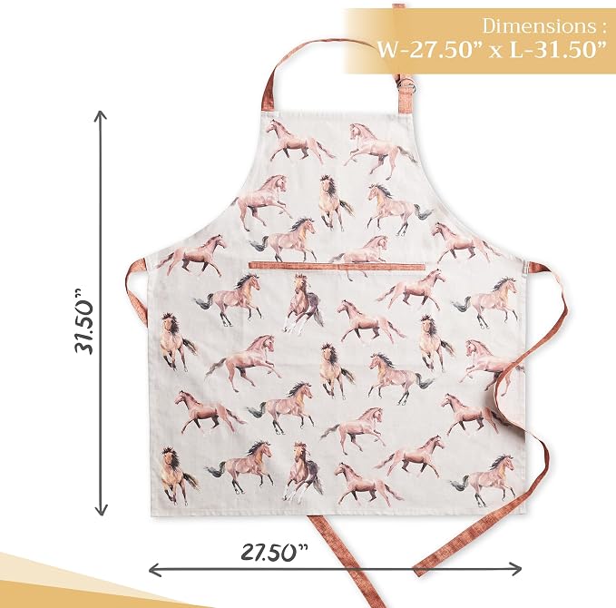Maison d' Hermine 100% Cotton Apron for women with Pocket Kitchen Chef Apron for Men Cooking Mothers Day Gifts - Image 4