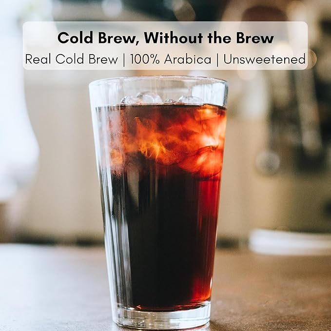 Civilized Coffee Instant Cold Brew Coffee Powder Medium Dark Roast Non-GMO Jar (5 oz)