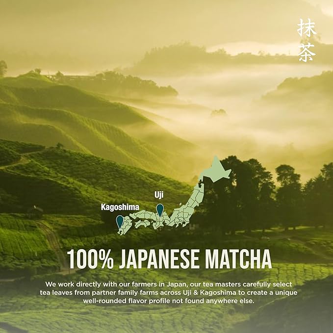 Jade Leaf Matcha Barista Blend Ceremonial Grade Matcha Green Tea Powder - 100% Pure Japanese First Harvest Green Tea for Lattes, Ceremonies, 50g / 1.76 Ounce (Pack of 1)