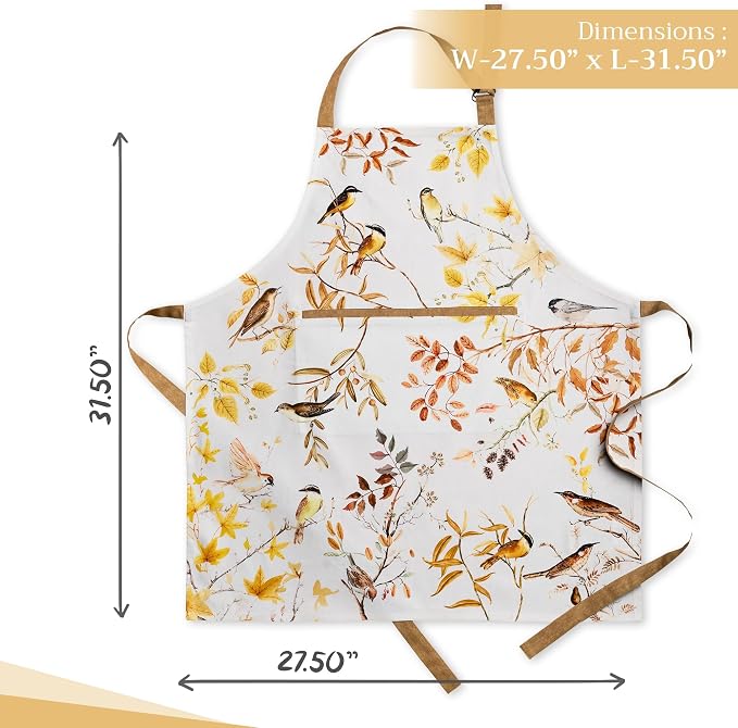 Maison d' Hermine 100% Cotton Apron for women with Pocket Kitchen Chef Apron for Men Cooking Mothers Day Gifts - Image 4