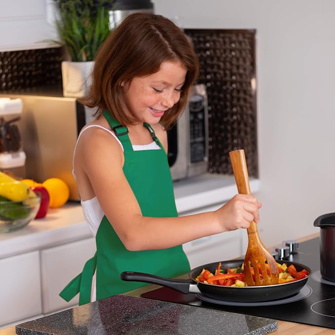 Kids Apron, Medium, 100% Cotton With An Adjustable Strap to fit All Ages - Image 4