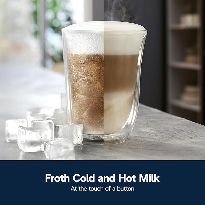De'Longhi LatteMix Cold and Hot Frother for Dairy and Plant-based Milk