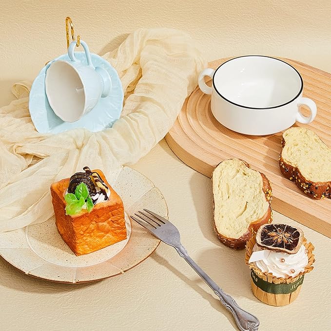 8 Pieces Tea Cup and Saucer Display Holder Rack Metal Saucer Tea Cup Holder Display Coffee Mug Organizer for Plate Teapot 6.22 x 2.44 Inches (Rose Gold, Spiral Style)