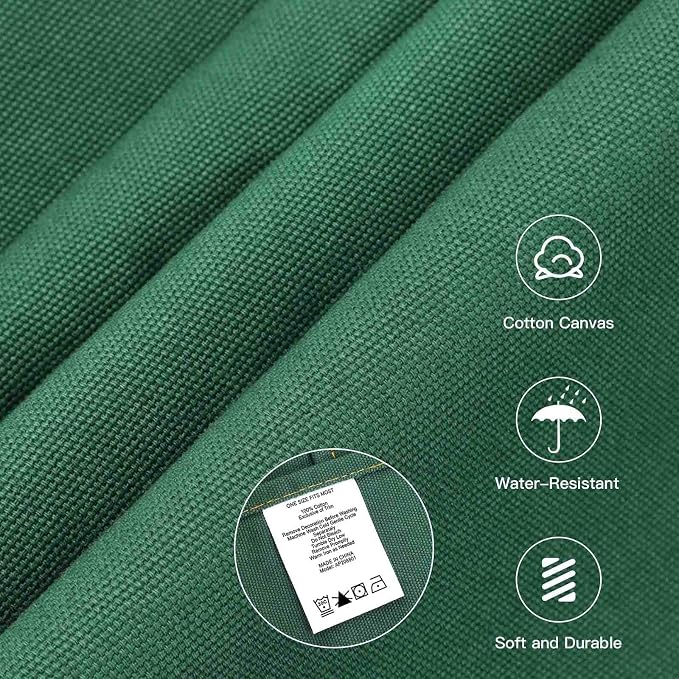 Chef Apron with Cross Back Straps for Men Women, Cotton Canvas Apron for Artists Painting, Kitchen Cooking - Image 5