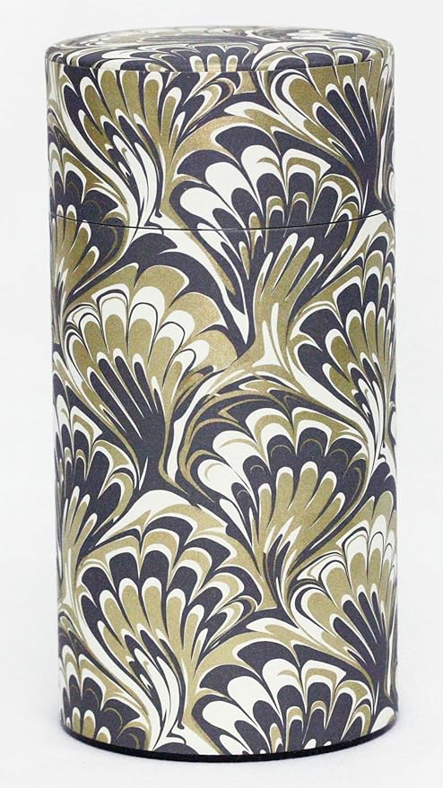 Tea Tin Canister: Florence Collection Long 7oz (200g) TSC-053, Japan
