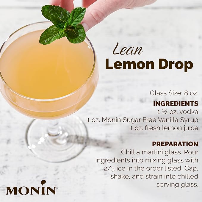 Monin - Sugar Free Vanilla Syrup, Bold Vanilla Bean Flavor, Great for Coffee, Cocktails, & Lattes, Gluten-Free, Non-GMO (750 ml) - Image 5