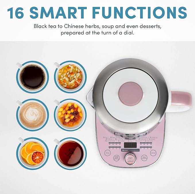 16-In-1 Nutri-Water Kettle, Green Tea, Fruit Tea, Flower Tea, Asian Traditional Recipes