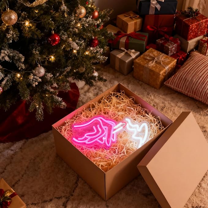 Led Neon Sign, Light Up Sign, USB Powered Decorative Neon Light for Bedroom Living Room Man Cave Home Space Wall Table Decor, 16.3 x 7.1 In - Image 4