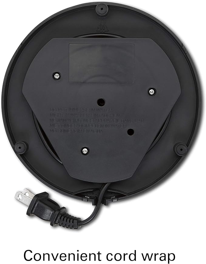 Hamilton Beach Temperature Control Electric Tea Kettle, Water Boiler & Heater, 1.7L, Cordless, LED Indicator, Auto-Shutoff, Keep Warm & Boil-Dry Protection, Black Stainless Steel (41027)