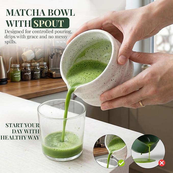 Barista Emperor® PREMIUM 11pcs MATCHA WHISK SET - Professional Matcha Kit Set with Matcha Bowl, Matcha Whisk, Milk Frother, Spoon, Matcha Sifter, Scoop, Scoop Stand, Measuring Cup, Tea Mat and Cloth
