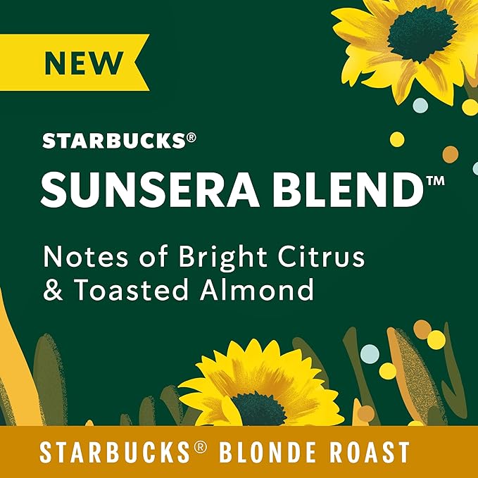 Starbucks by Nespresso Vertuo, Sunsera Blend, 32-count Coffee Pods, Brews 7.8 oz.