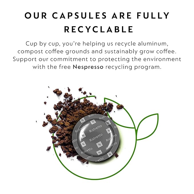 Nespresso Professional Dark Roast Coffee Capsules, 150-Count, Indonesia, Ristretto Intenso, Ristretto for Espresso Machine