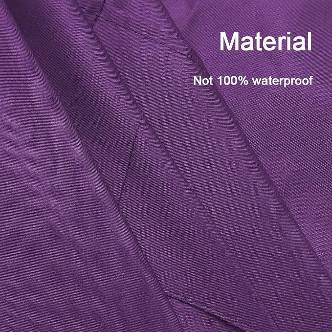 Plain Purple Color Bib Aprons Bulk Adult for Women Men Unisex Chef Apron with 2 Pockets for Cooking Baking Kitchen Restaurant Crafting (Purple,6pcs-size24 X28) - Image 4