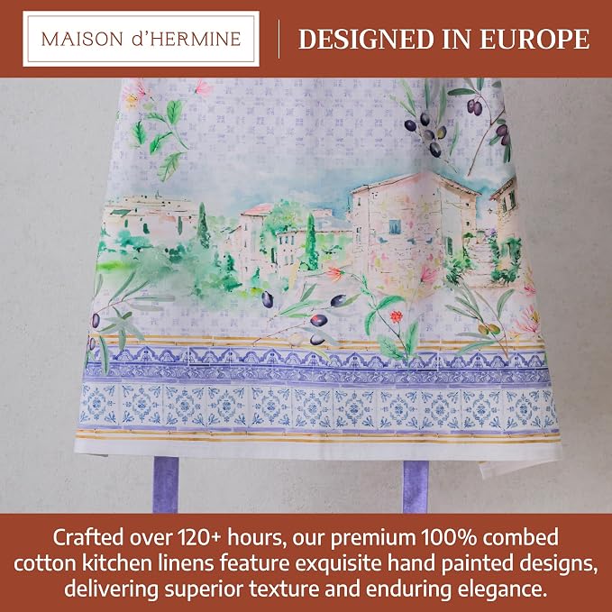 Maison d' Hermine 100% Cotton Apron for women with Pocket Kitchen Chef Apron for Men Cooking Mothers Day Gifts - Image 3