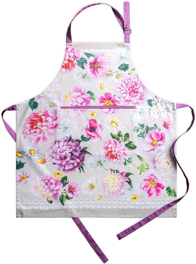Maison d' Hermine 100% Cotton Apron for women with Pocket Kitchen Chef Apron for Men Cooking Mothers Day Gifts by MaisondHermine