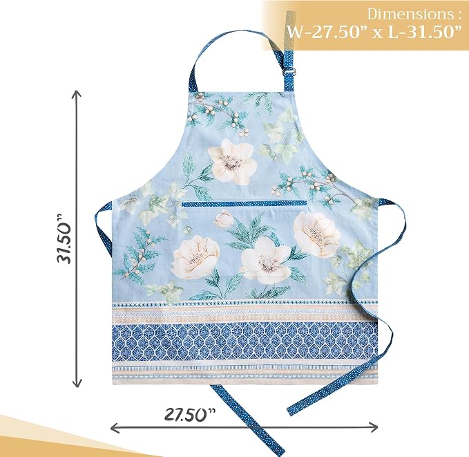 Maison d' Hermine 100% Cotton Apron for women with Pocket Kitchen Chef Apron for Men Cooking Mothers Day Gifts - Image 4