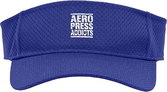 Bold AeroPress Coffee Addict Shirts AeroPress Addicts Sport Sun Visor