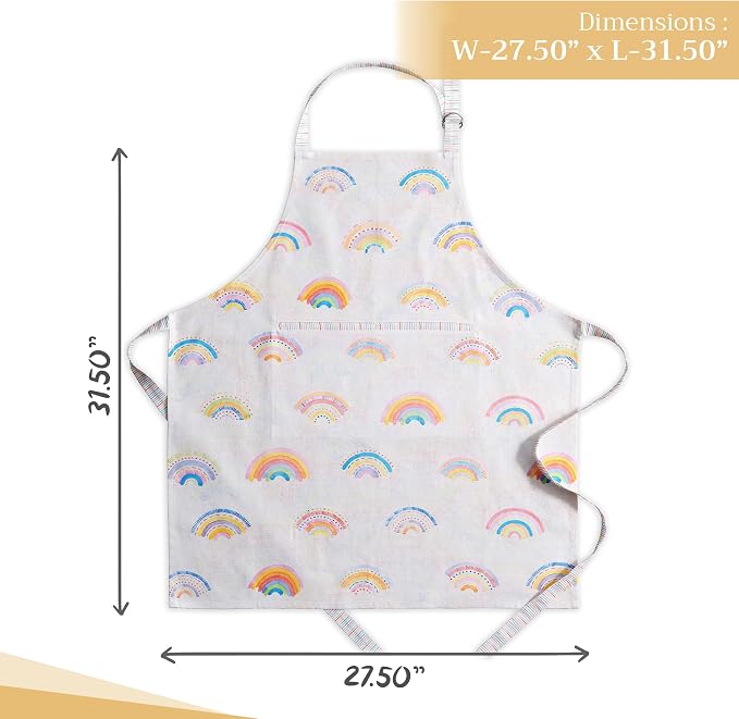 Maison d' Hermine 100% Cotton Apron for women with Pocket Kitchen Chef Apron for Men Cooking Mothers Day Gifts - Image 4