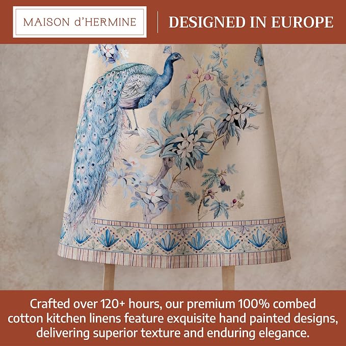 Maison d' Hermine 100% Cotton Apron for women with Pocket Kitchen Chef Apron for Men Cooking Mothers Day Gifts - Image 3
