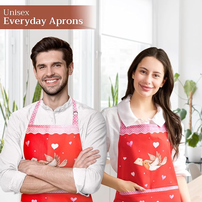 Maison d' Hermine 100% Cotton Apron for women with Pocket Kitchen Chef Apron for Men Cooking Mothers Day Gifts - Image 6
