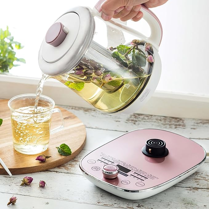 16-In-1 Nutri-Water Kettle, Green Tea, Fruit Tea, Flower Tea, Asian Traditional Recipes